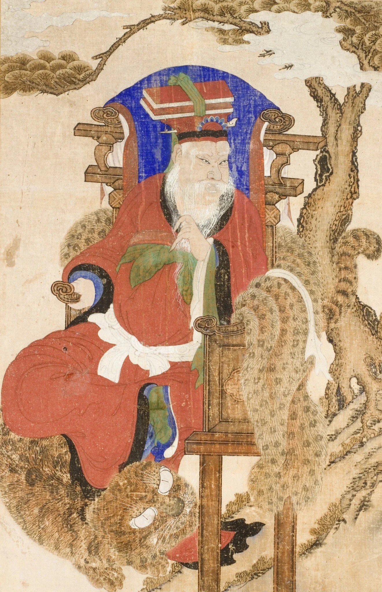 Mountain Deity, detail