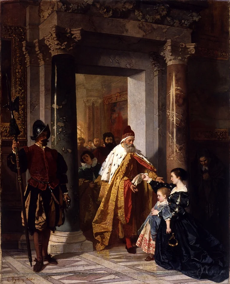 The Petition to the Doge, detail