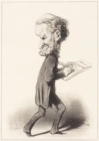 J. Antoine Taschereau, by Honoré Daumier, ink, 1848