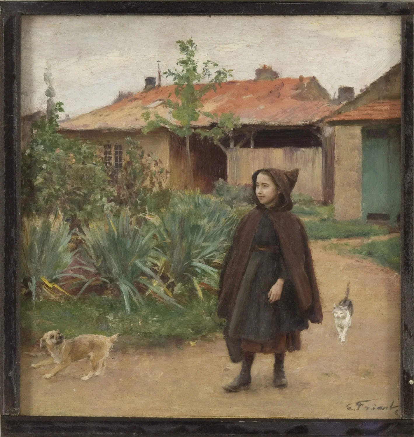 The Garden Walk, detail