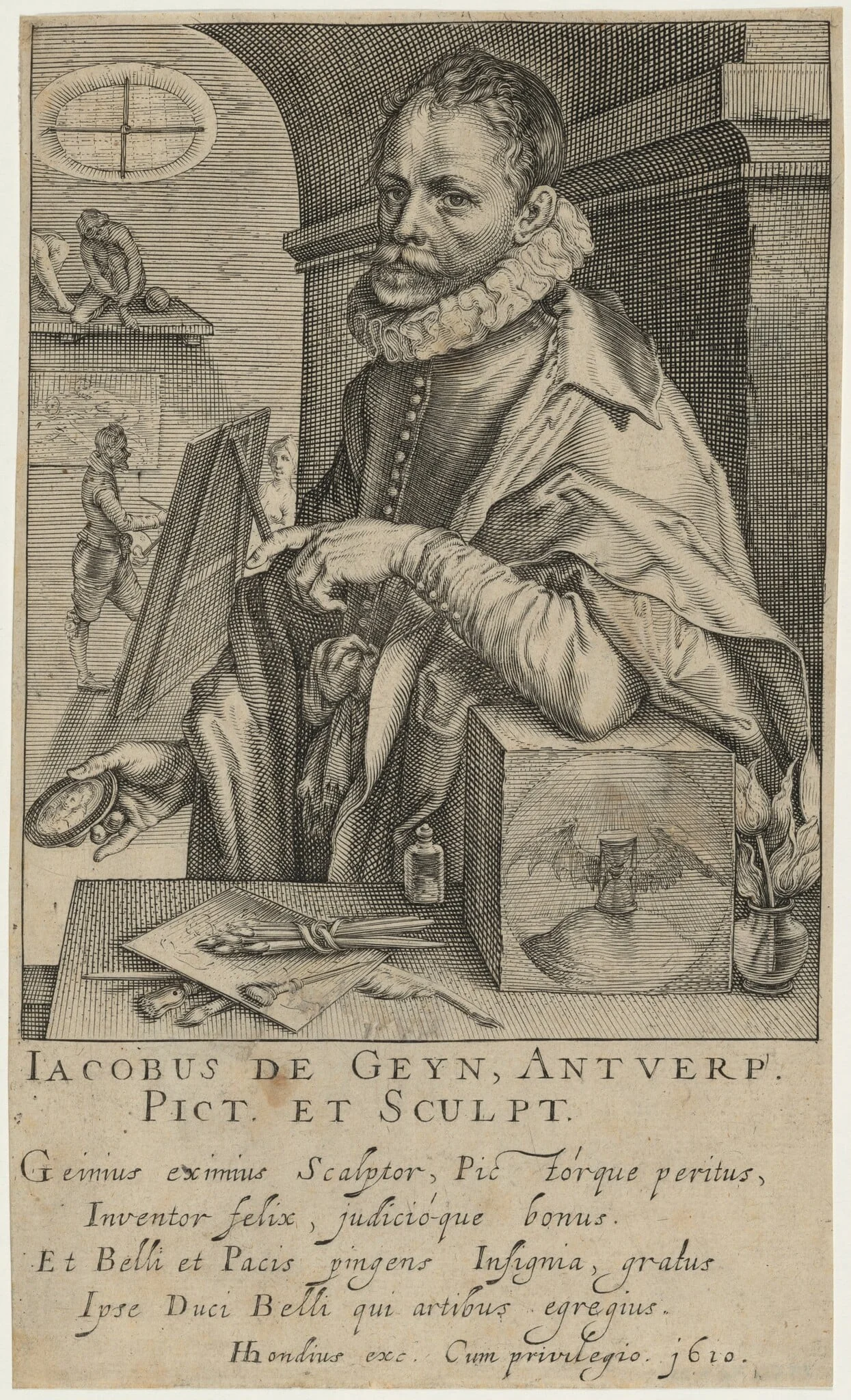 Jacob de Gheyn, detail