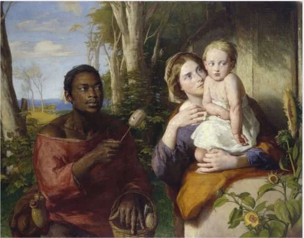 The Toy-seller, detail