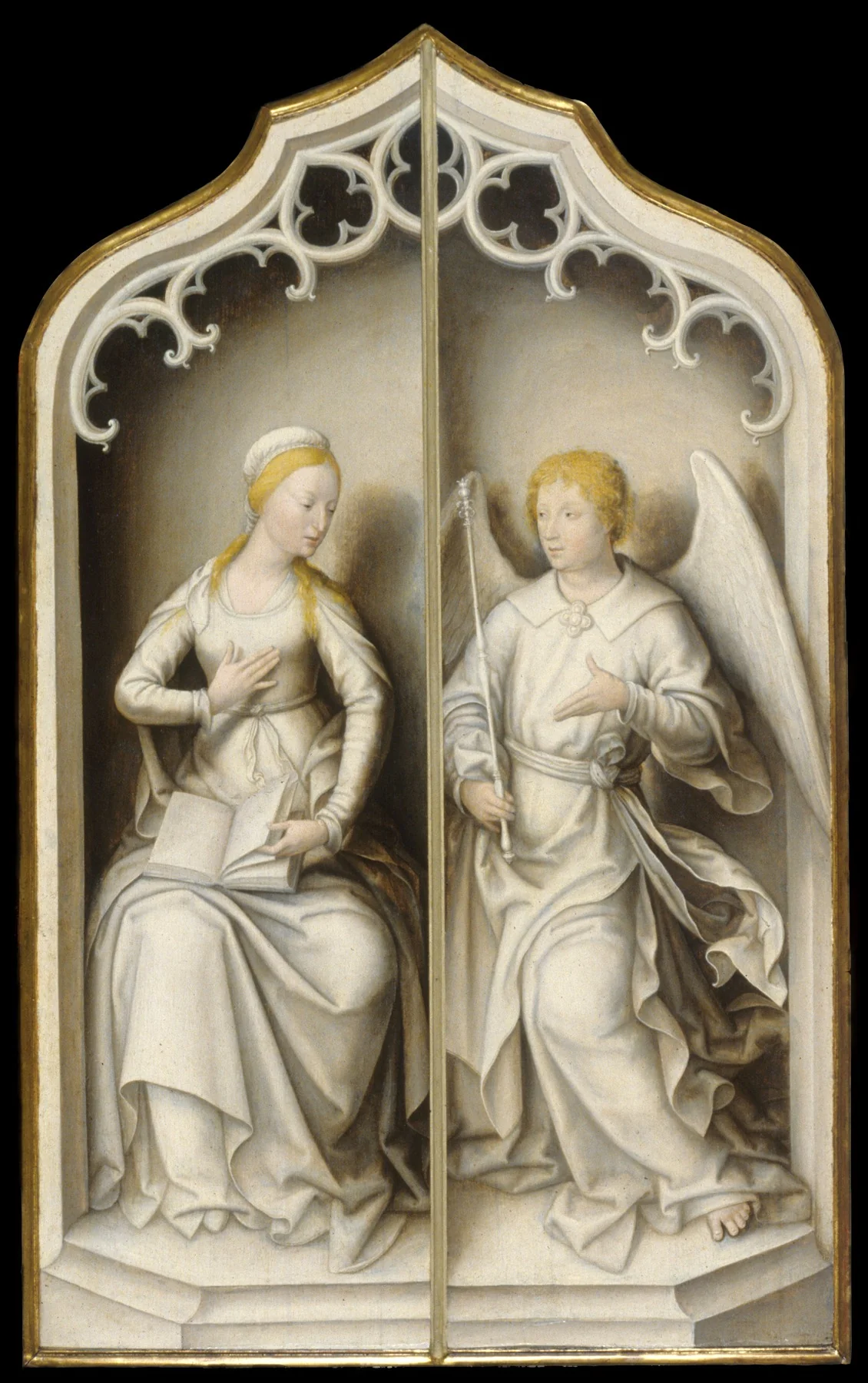 Annunciation, detail