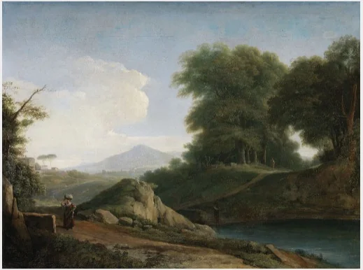 Italianate Landscape, detail