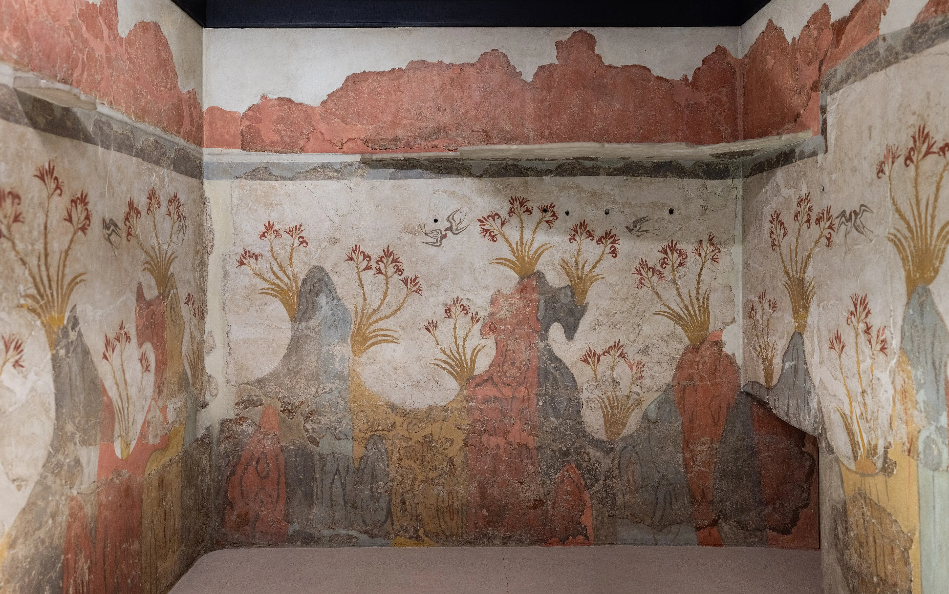 Spring (mural), detail
