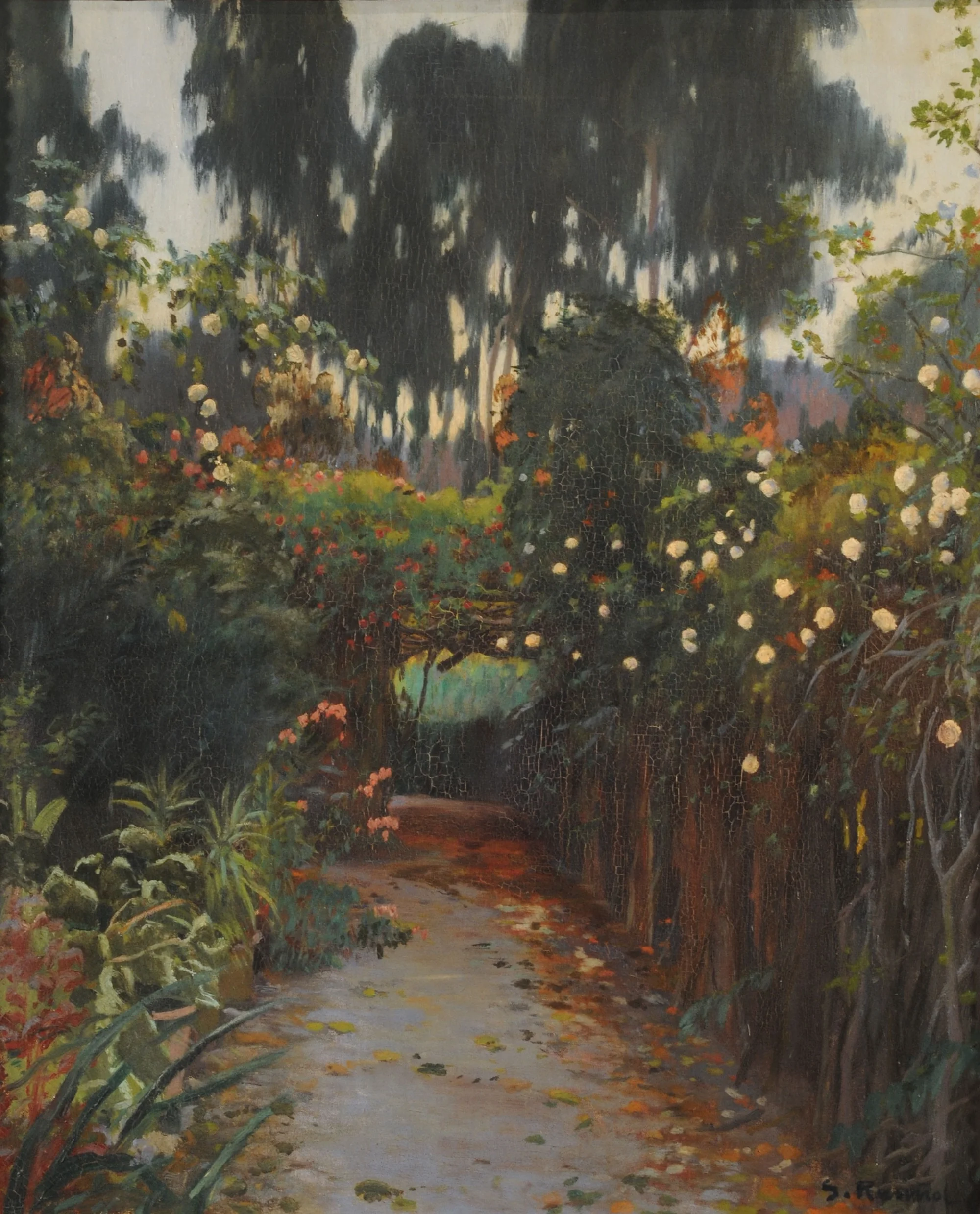Camino de rosas, detail