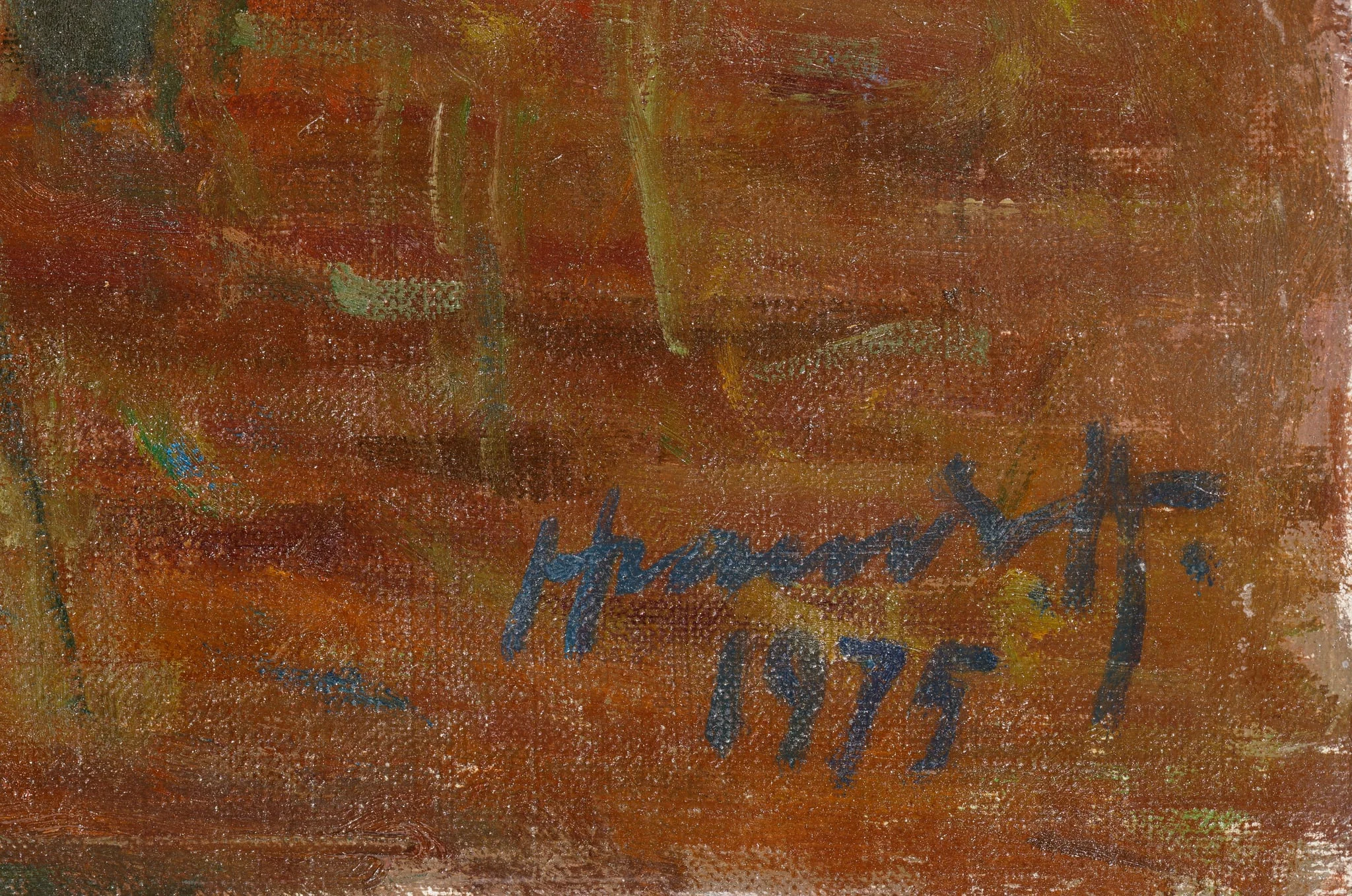 Peisaj de toamnă, detail