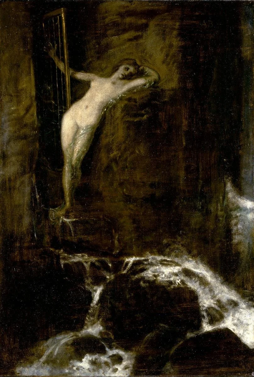 Die Meeresbrandung, detail