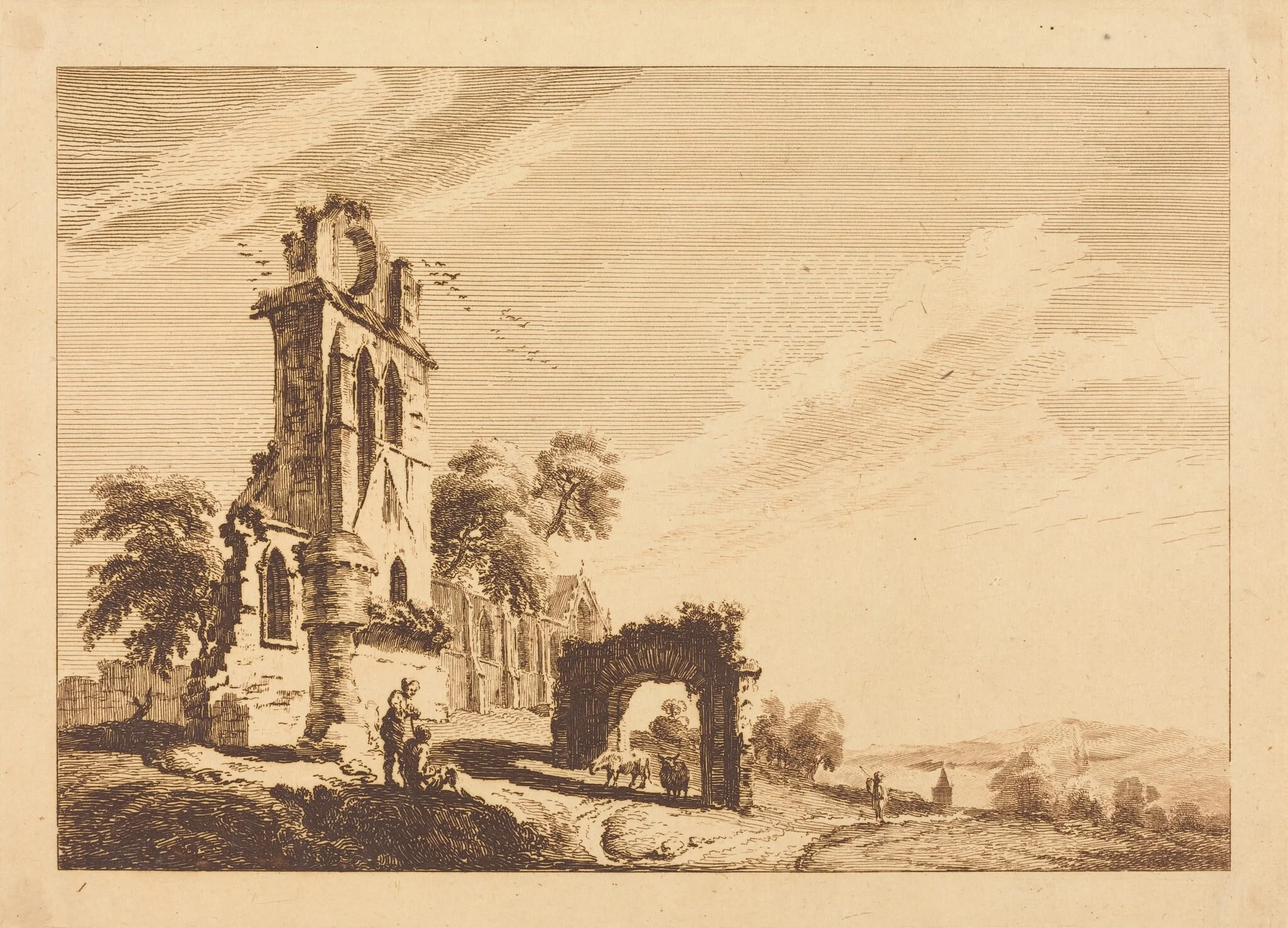 Ruined Abbey, detail
