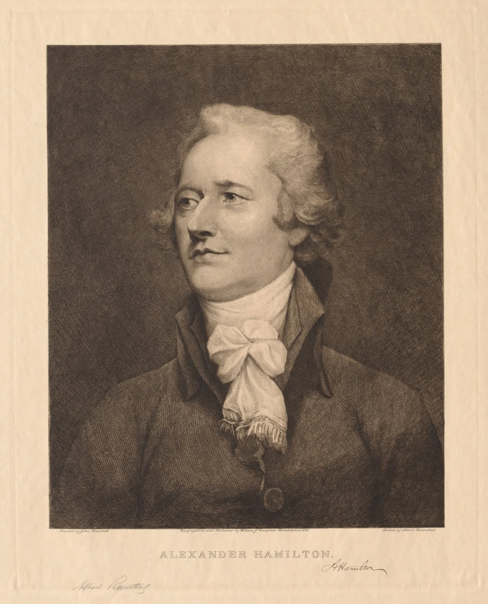 Alexander Hamilton, detail