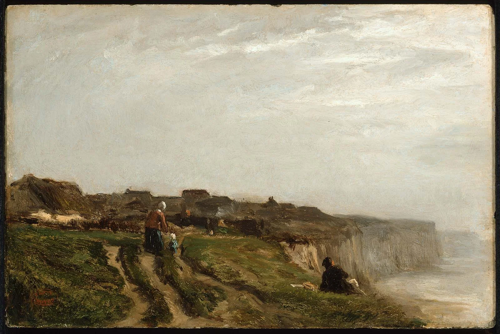 On the Cliff, detail