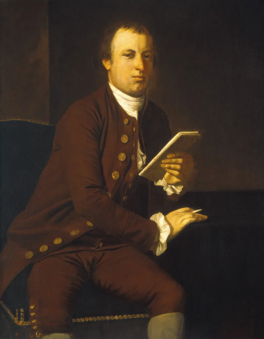 Adam Babcock, by John Singleton Copley, oil, 1774