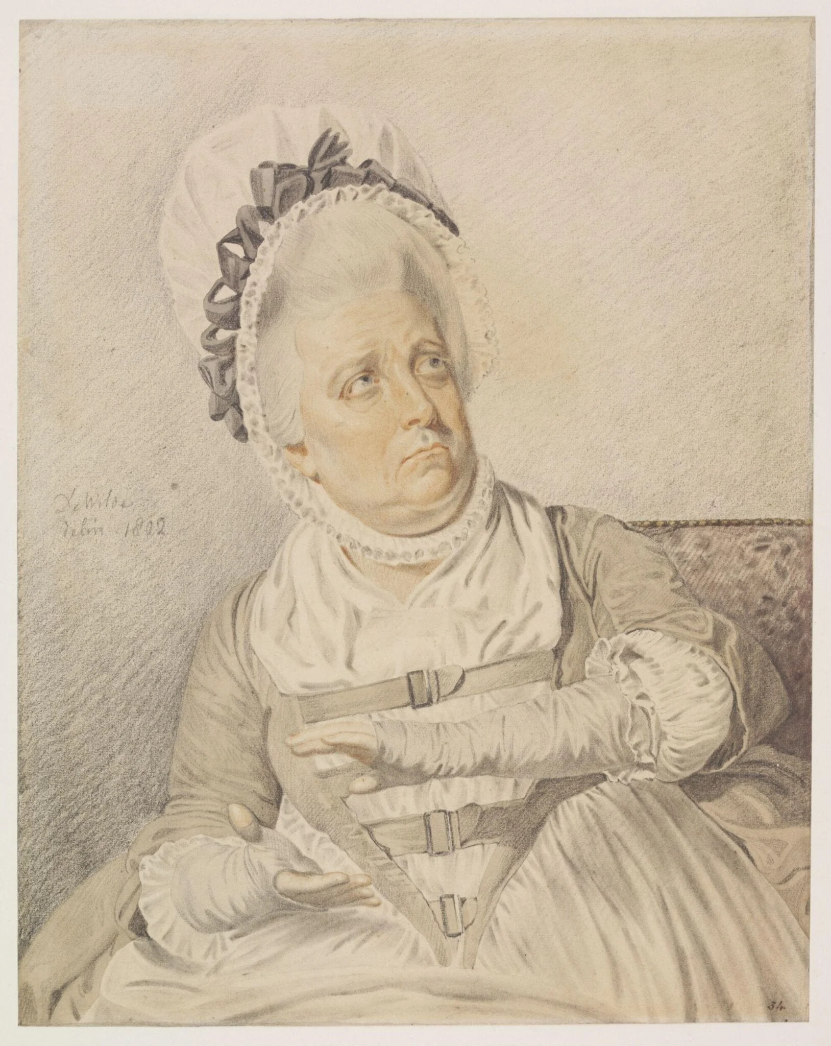 Mrs. Davenport as Dame Ashfield in Morton's 'Speed the Plough', detail