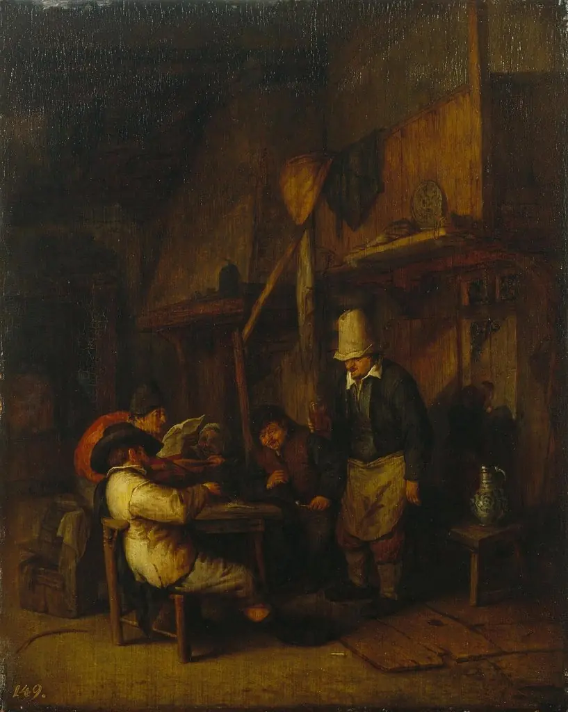 Rural Concert, by Adriaen van Ostade, oil, 1650