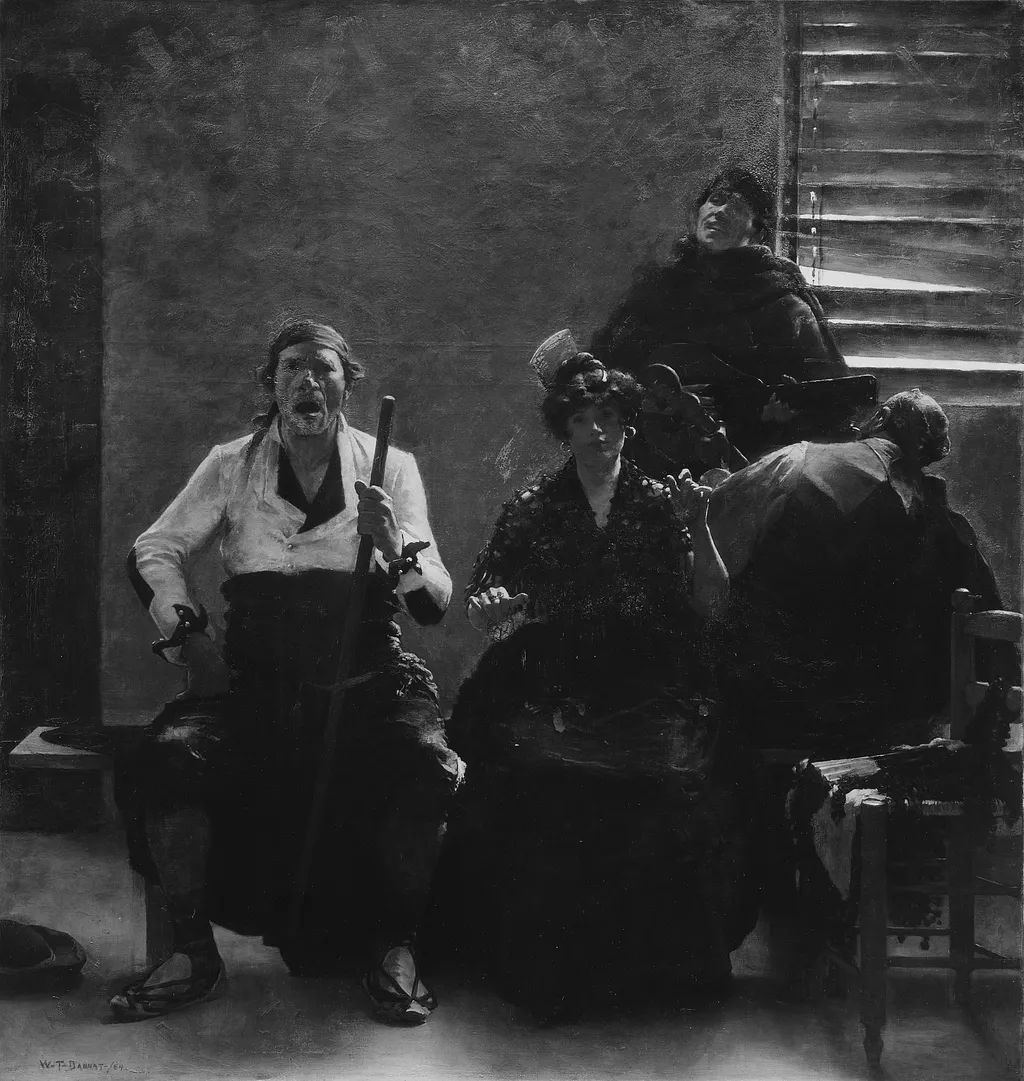 The Quartette (Un quatuor), by William Turner Dannat, oil, 1892