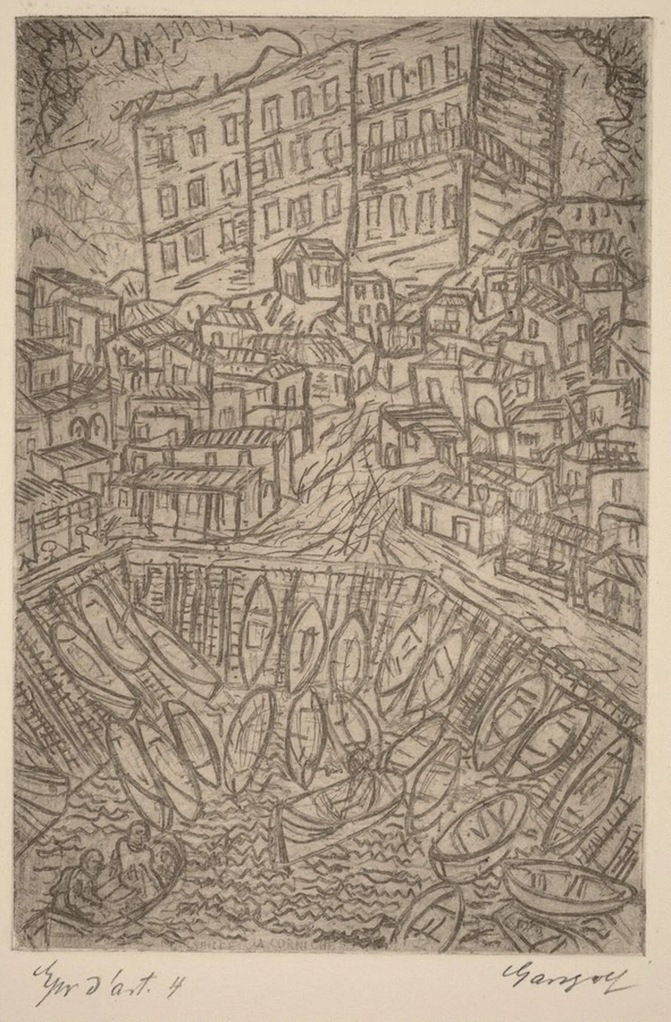 Petit Port--La Corniche, Marseilles, detail