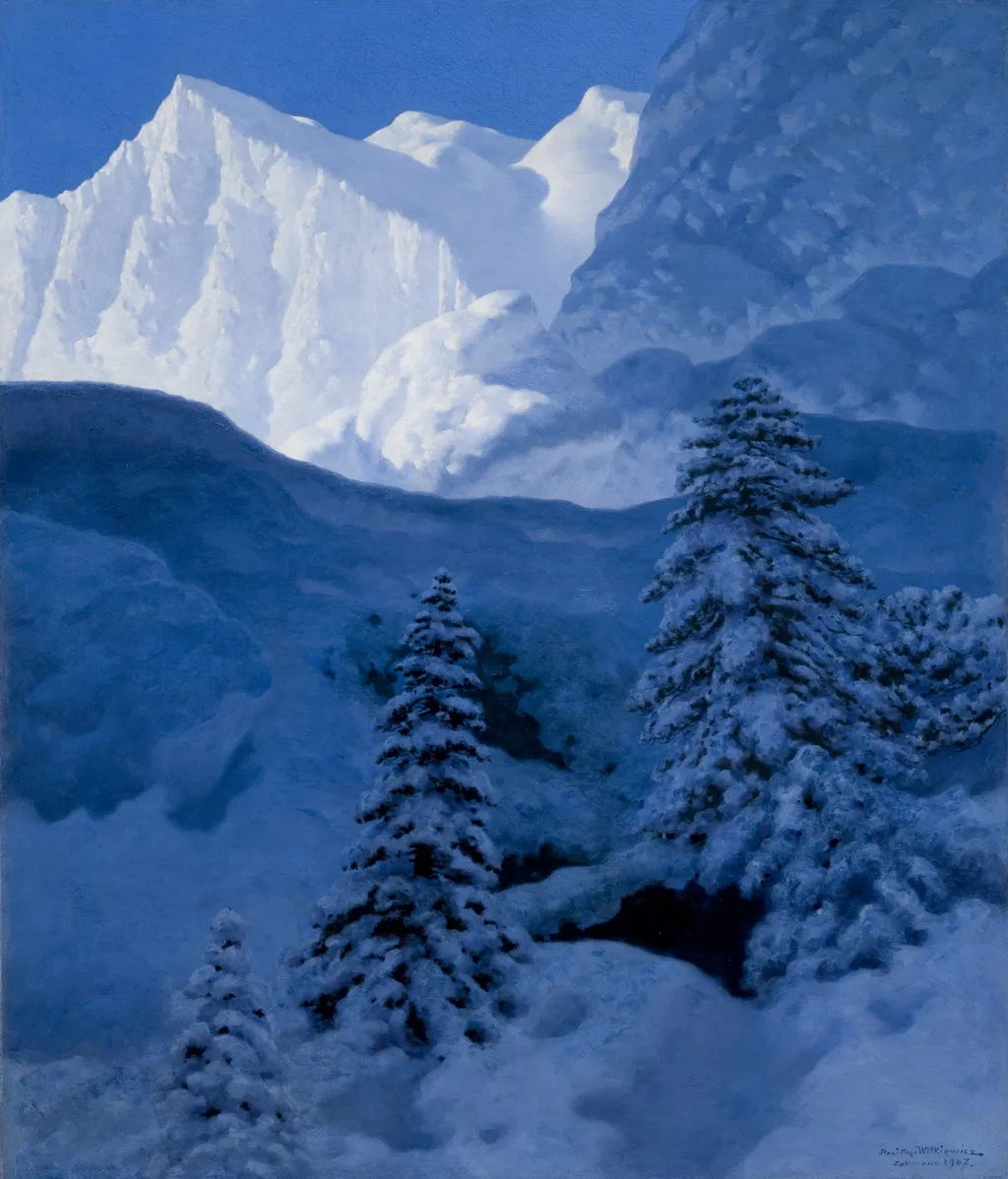 Nest of Winter, by Stanisław Witkiewicz, oil, 1907