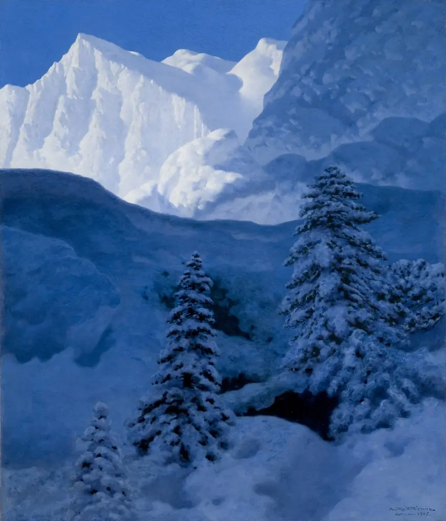 Nest of Winter, by Stanisław Witkiewicz, oil, 1907