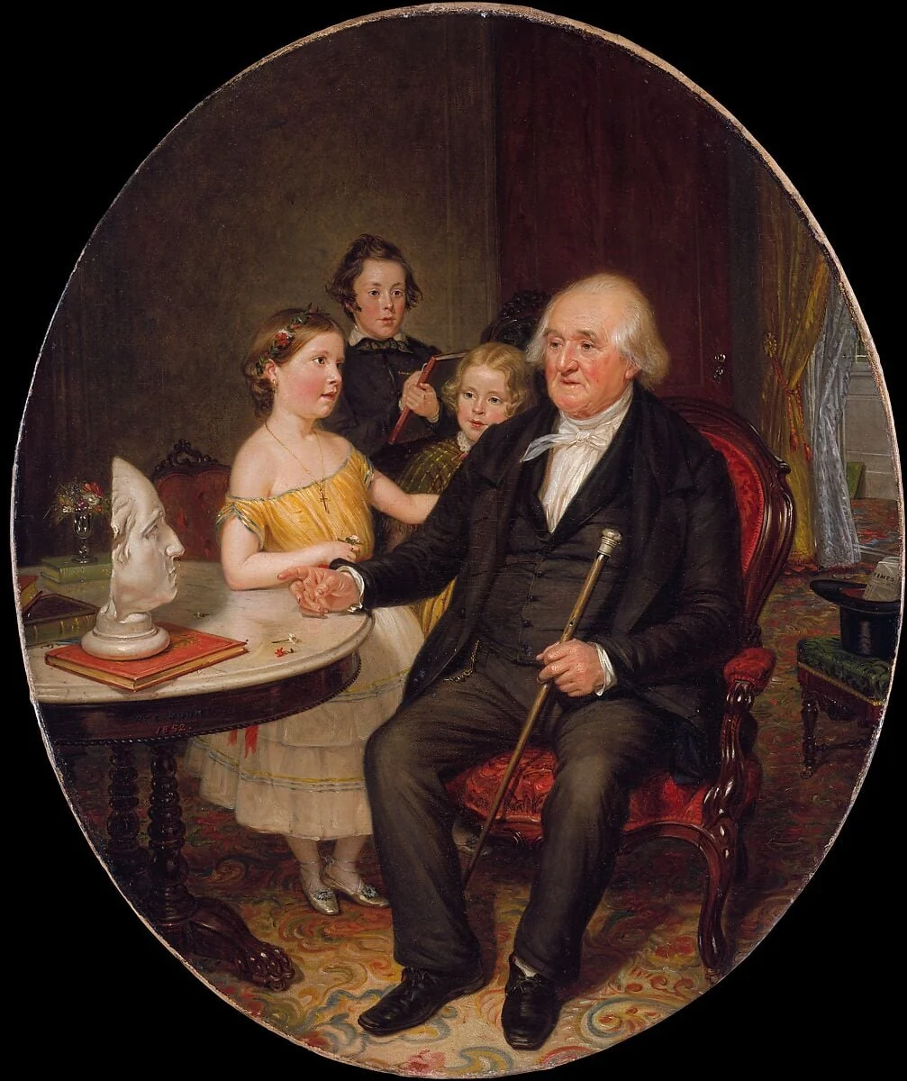 Great-Grand-Father's Tale of the Revolution—A Portrait of Reverend Zachariah Greene, detail