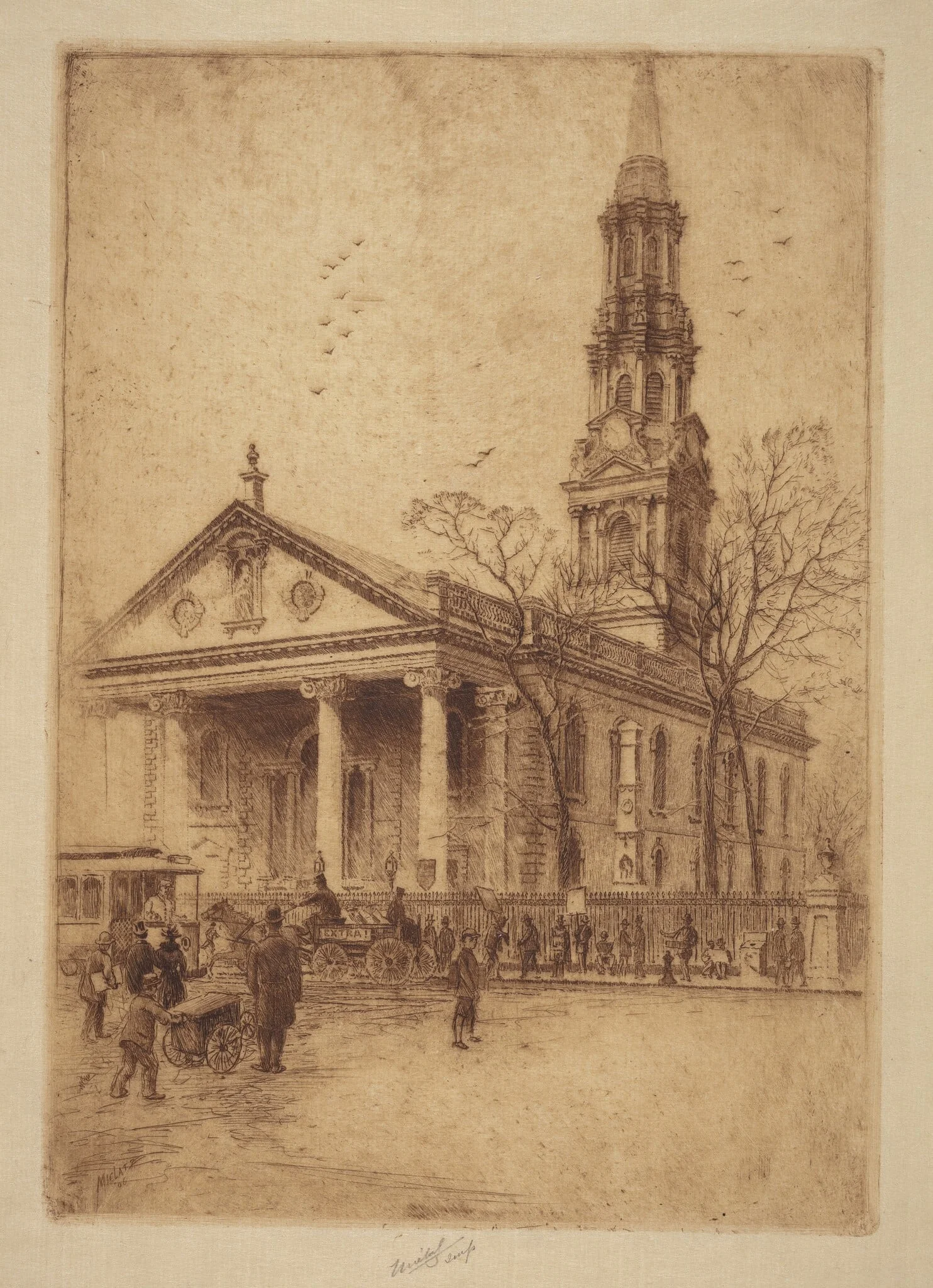 St. Paul's, Broadway, N.Y., detail