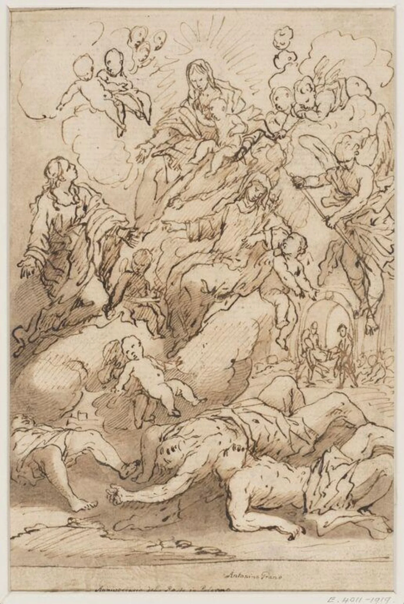 Anniversary of the Plague at Palermo, detail