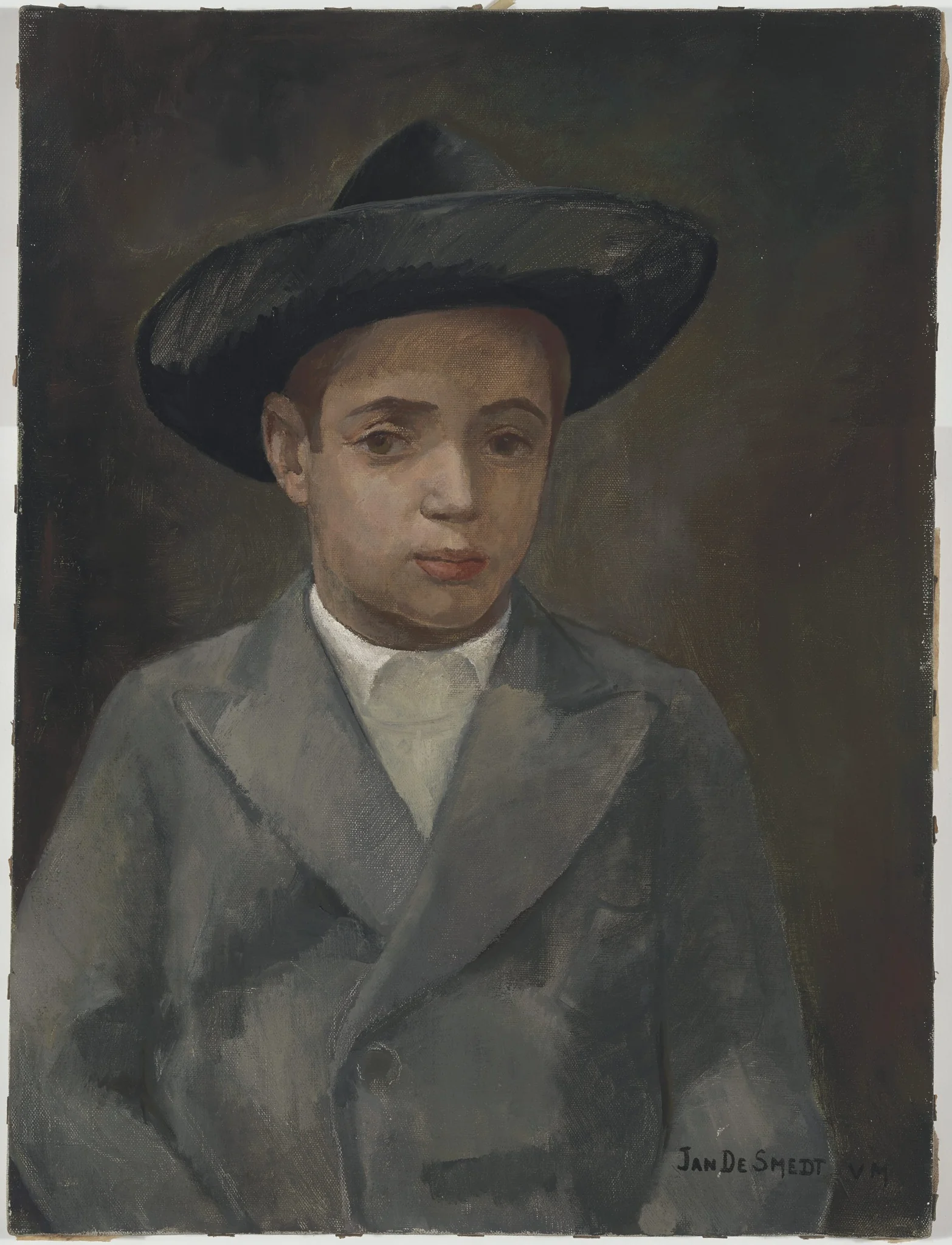 Raf met cowboyhoed, detail