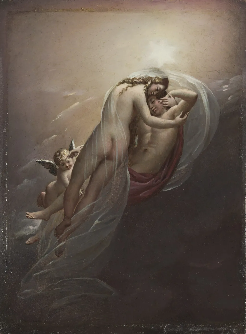 Aurora and Cephalus, by Anne-Louis Girodet, oil, 1810