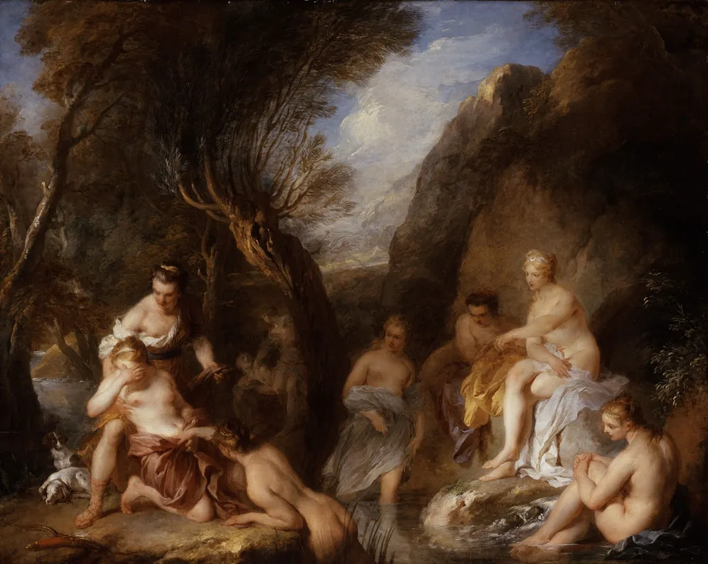 Diana and Callisto, by François Lemoyne, oil, 1723