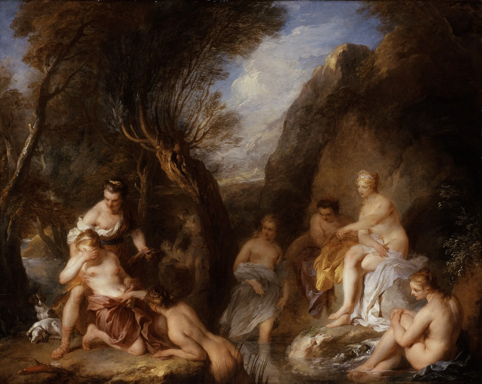 Diana and Callisto, detail