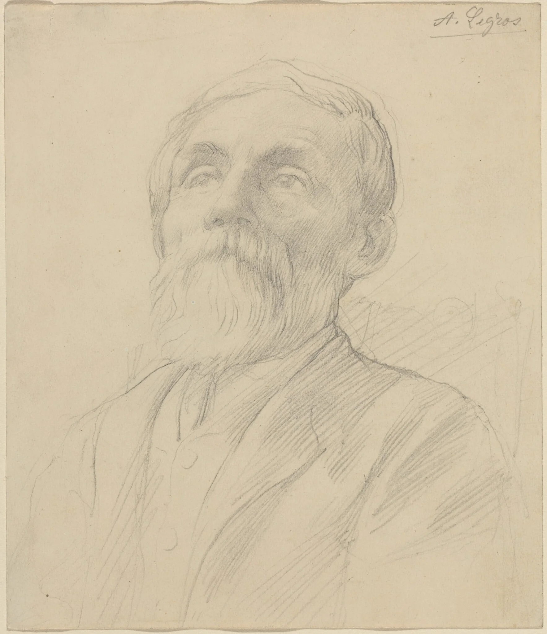 Portrait of an Old Man, detail