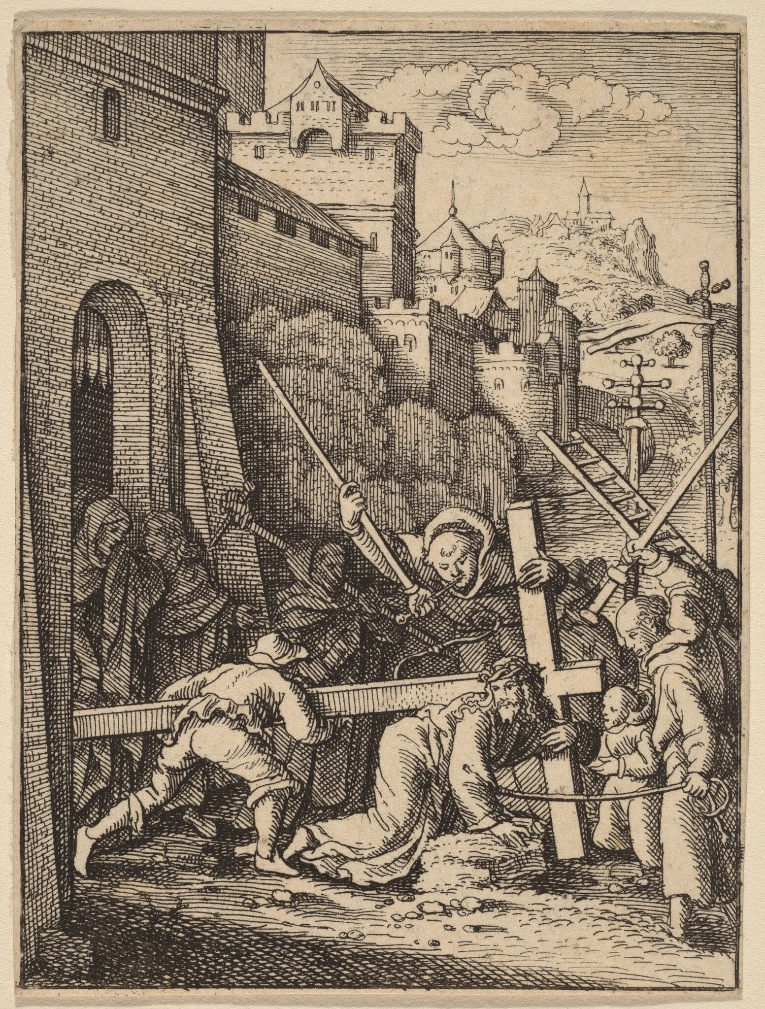 Carrying the Cross, detail