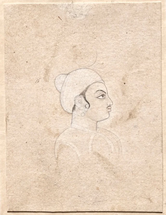 Portrait of a man, detail