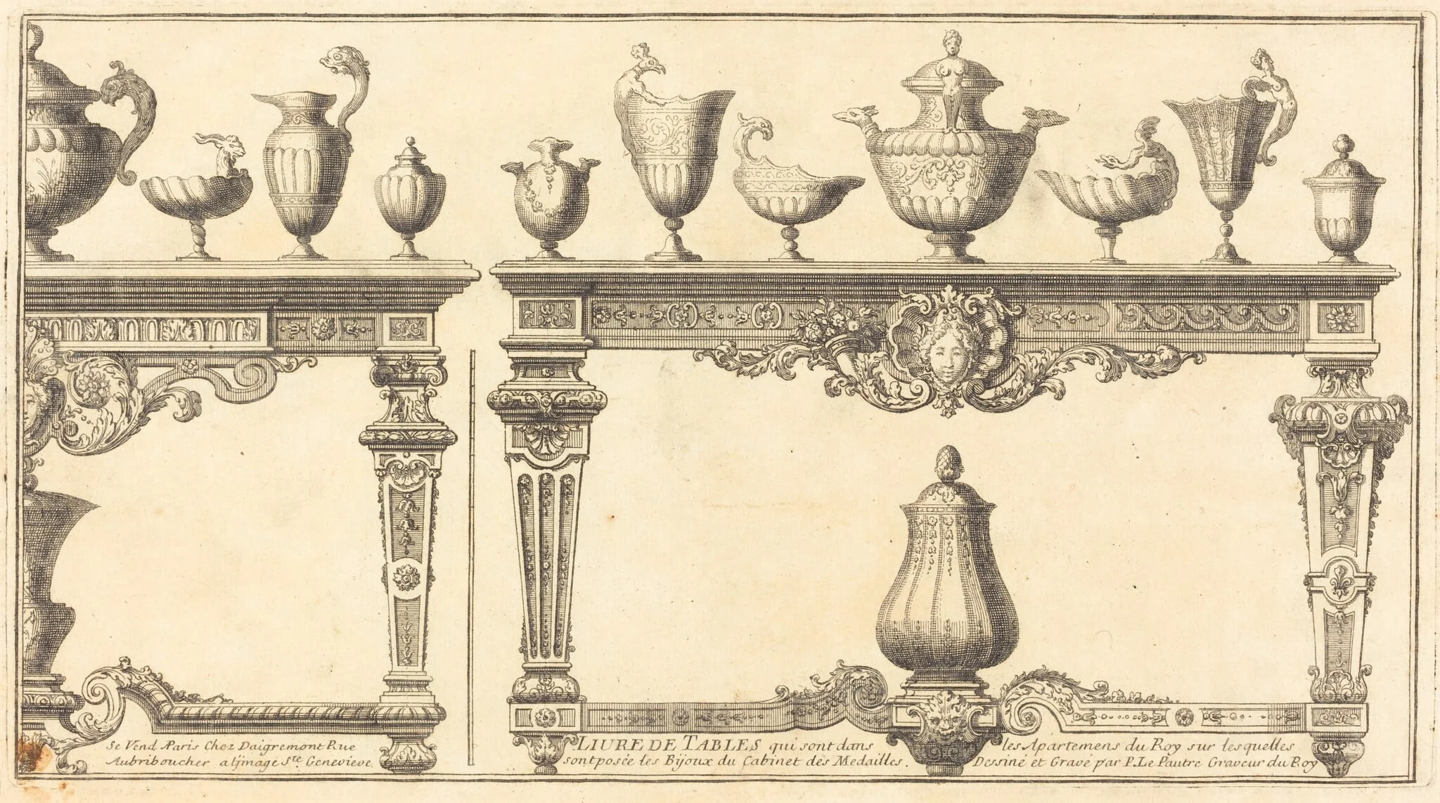 Livre de Tables, detail