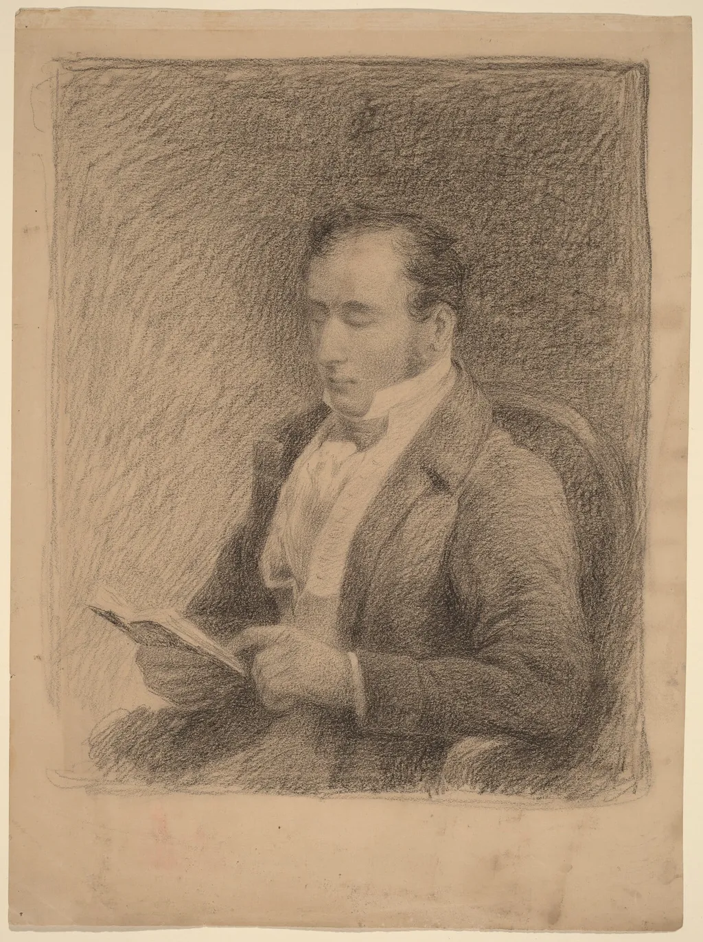 R. Strong, by Rembrandt Peale, graphite, 1810