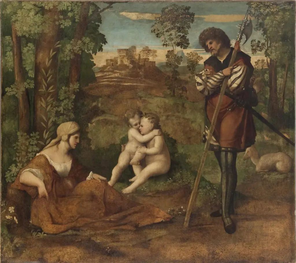 Allegory, by Palma Vecchio, unspecified, 1510