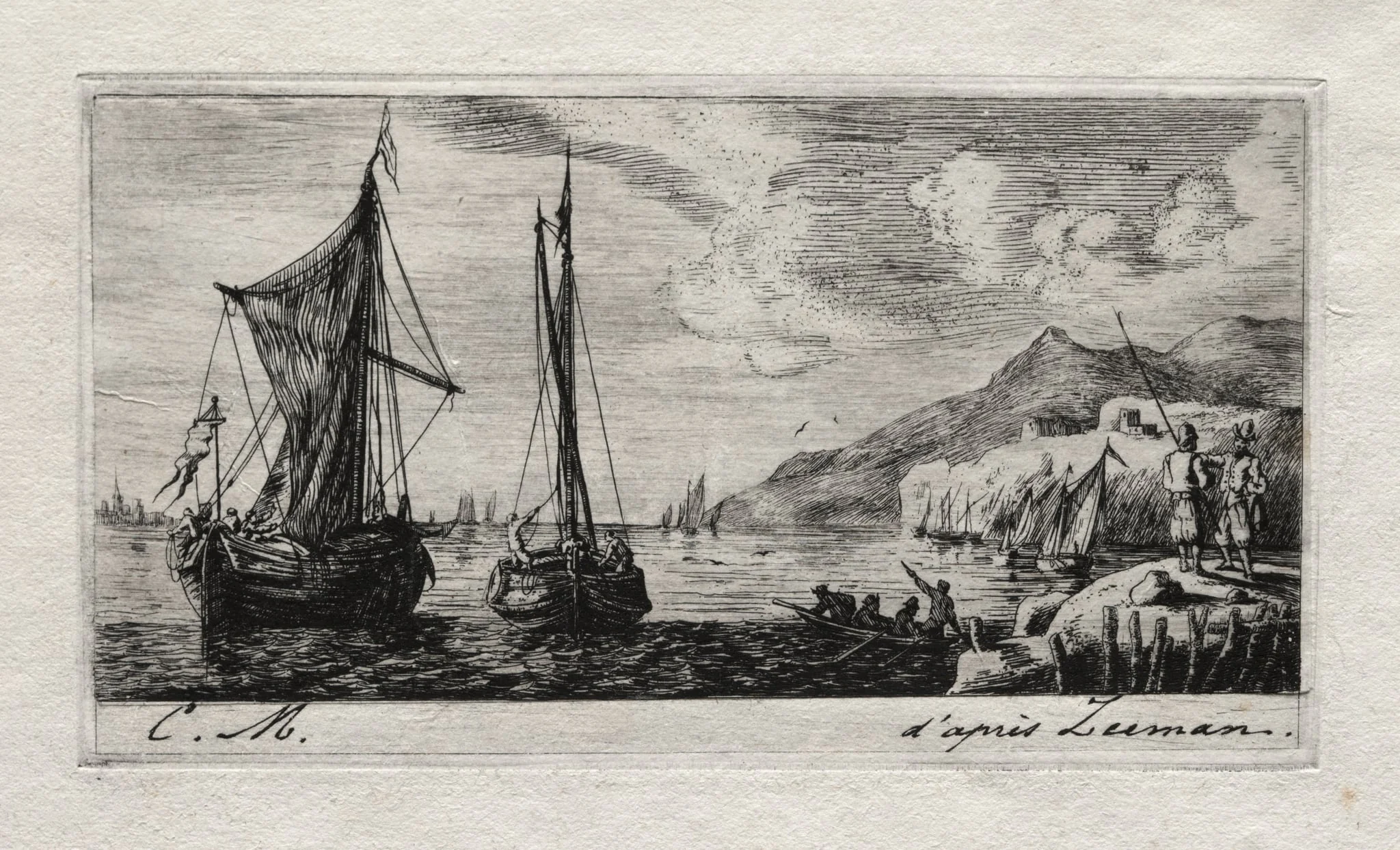 Calais - Flushing Boats, detail