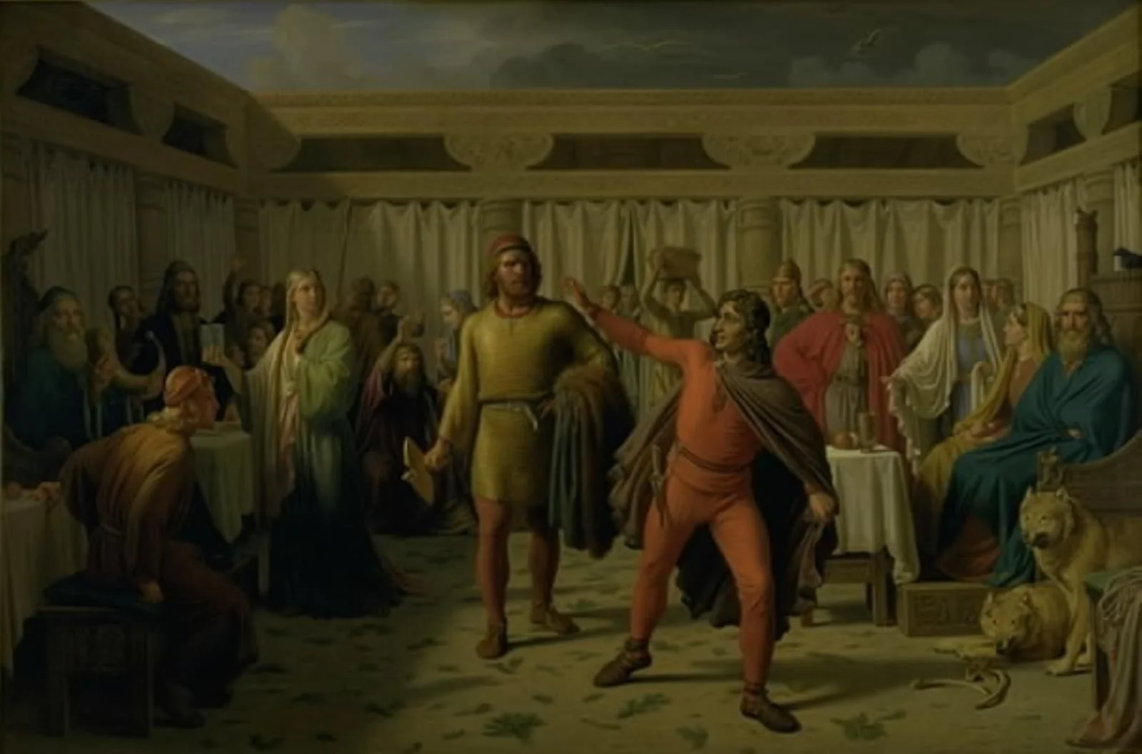 Ægir's Feast, detail