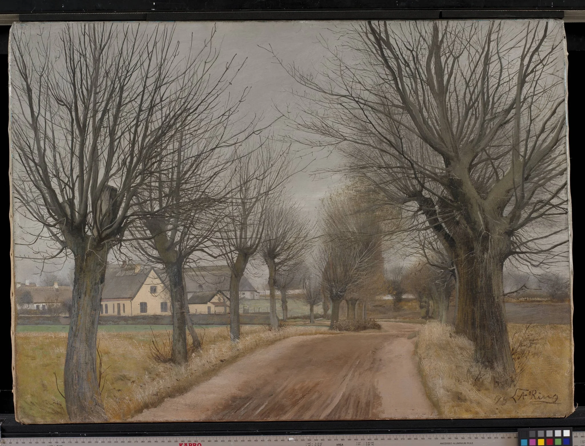 A Road near Vinderød, Zealand, detail