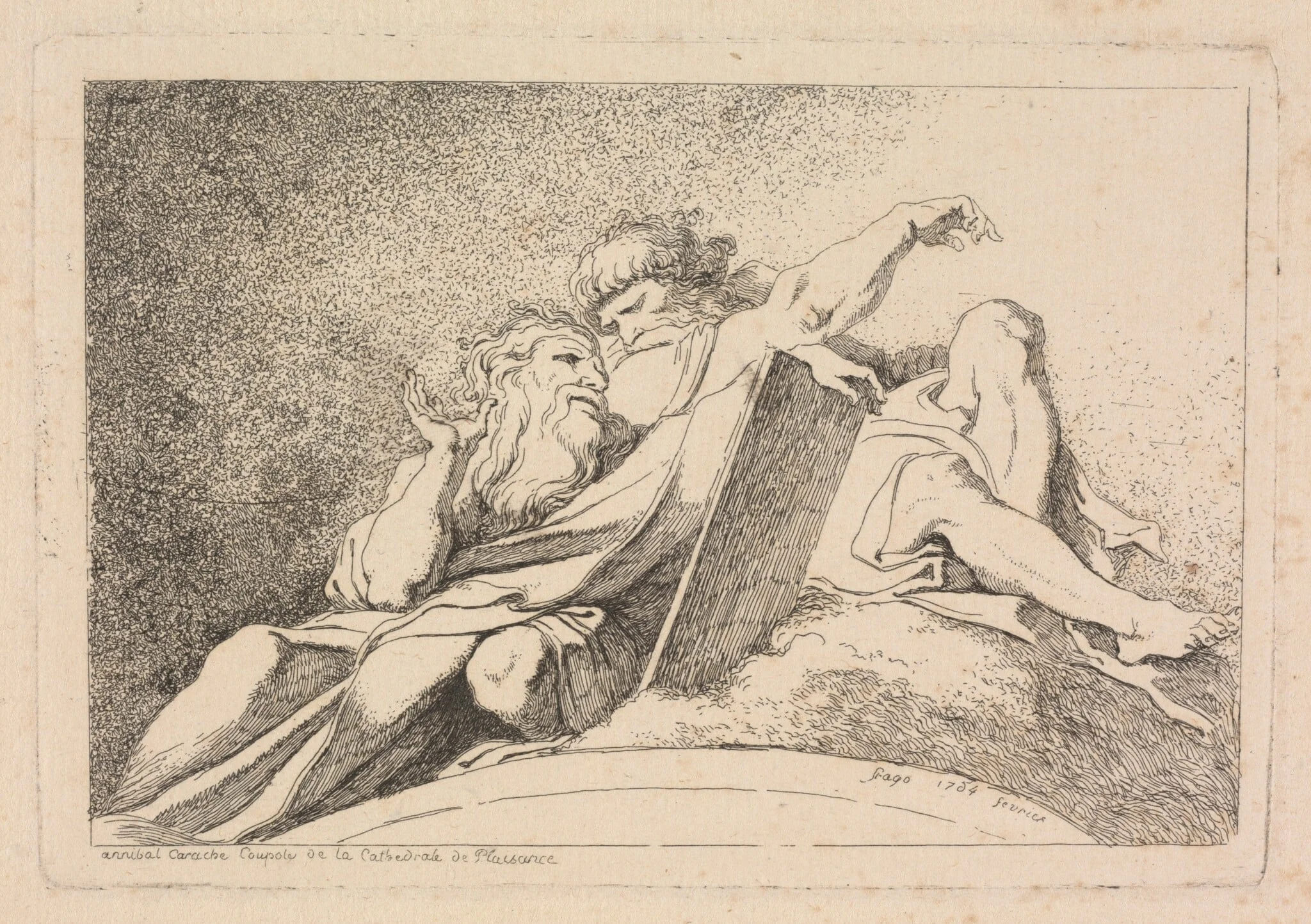 The Two Prophets, detail