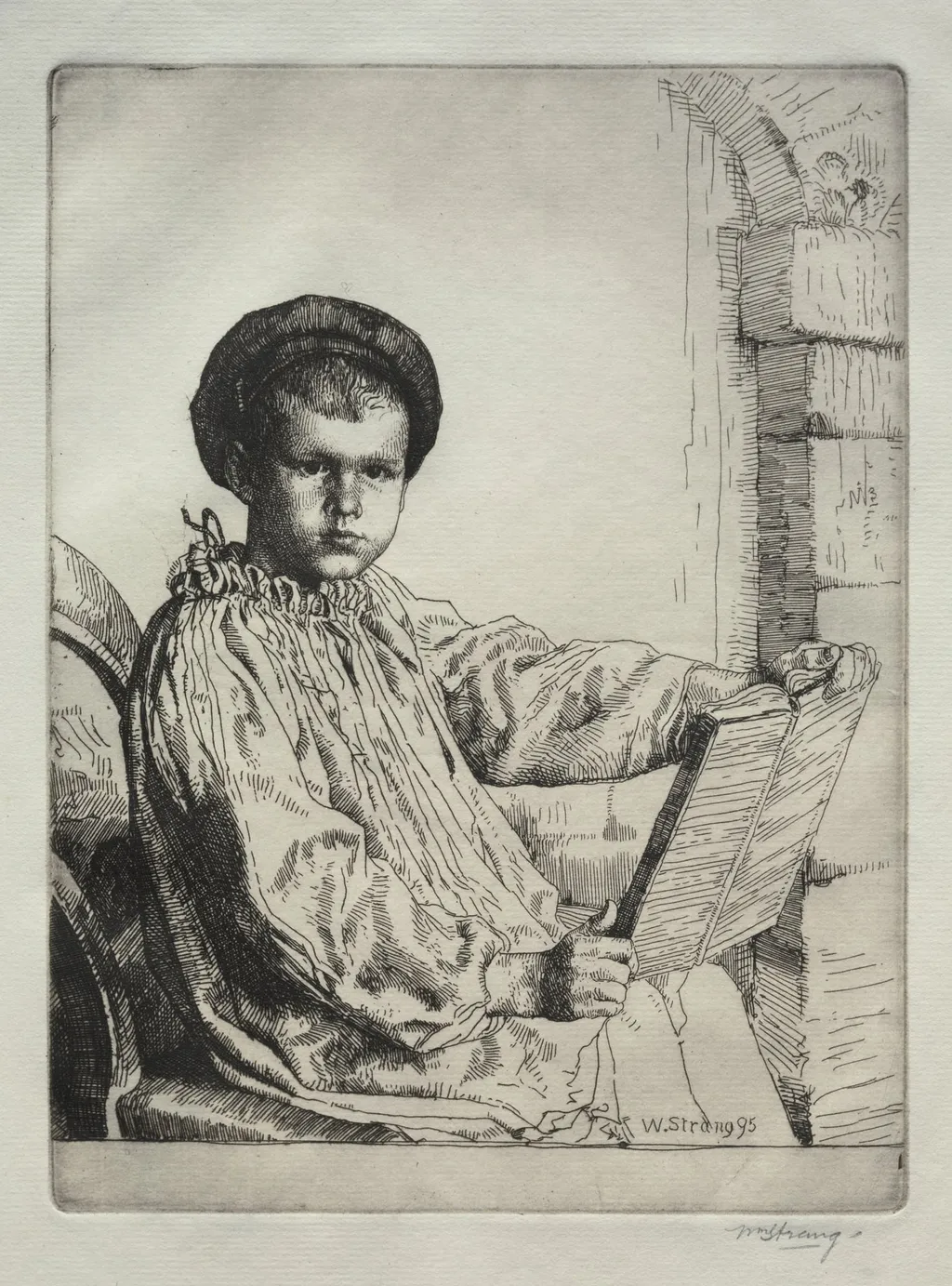 David R. Strang, by William Strang, 1895