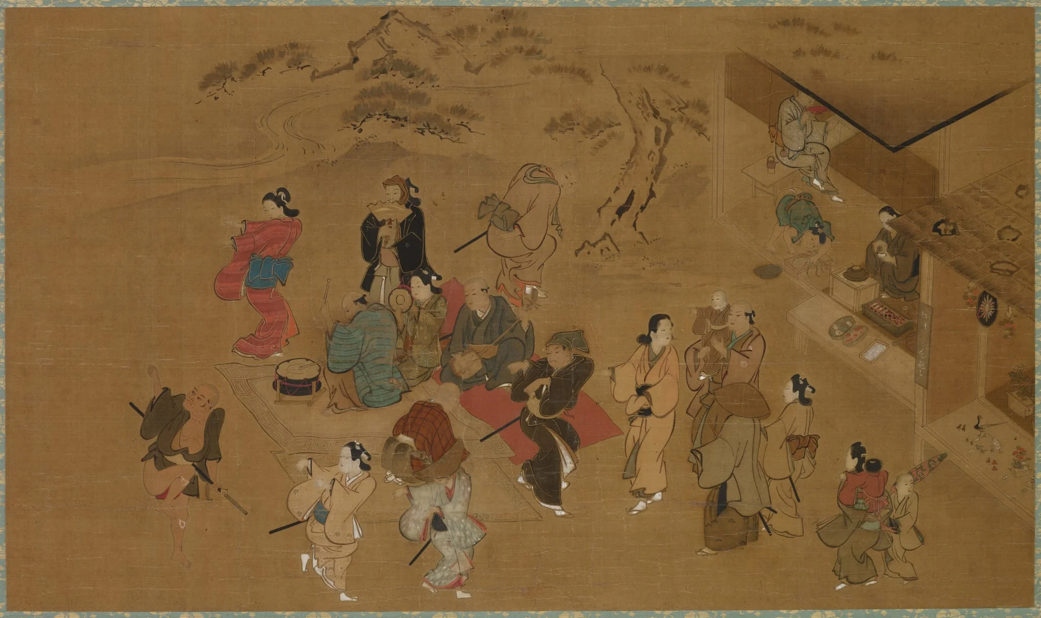 Spring Dance Scene, detail