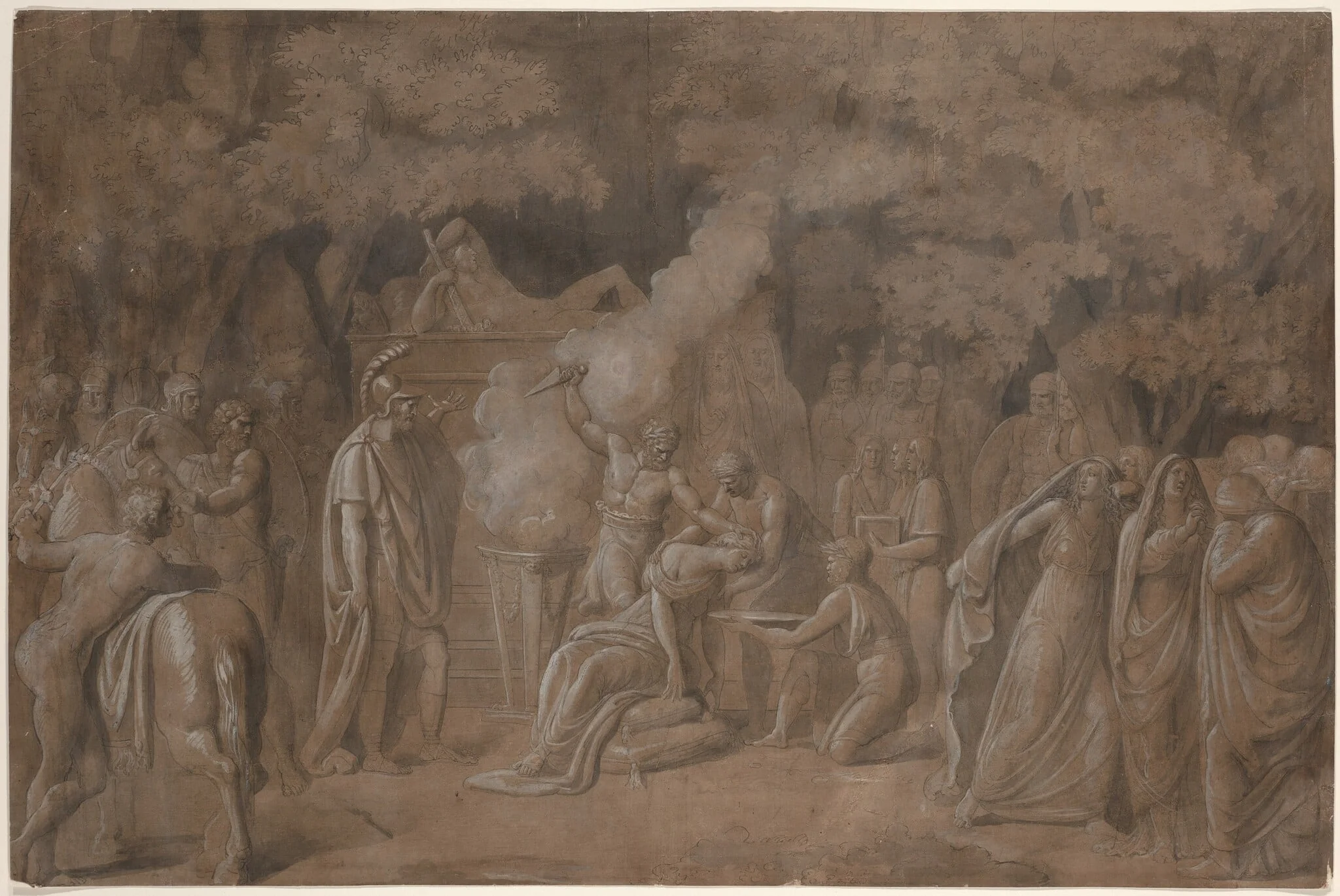 Death of Iphigenia (?), detail