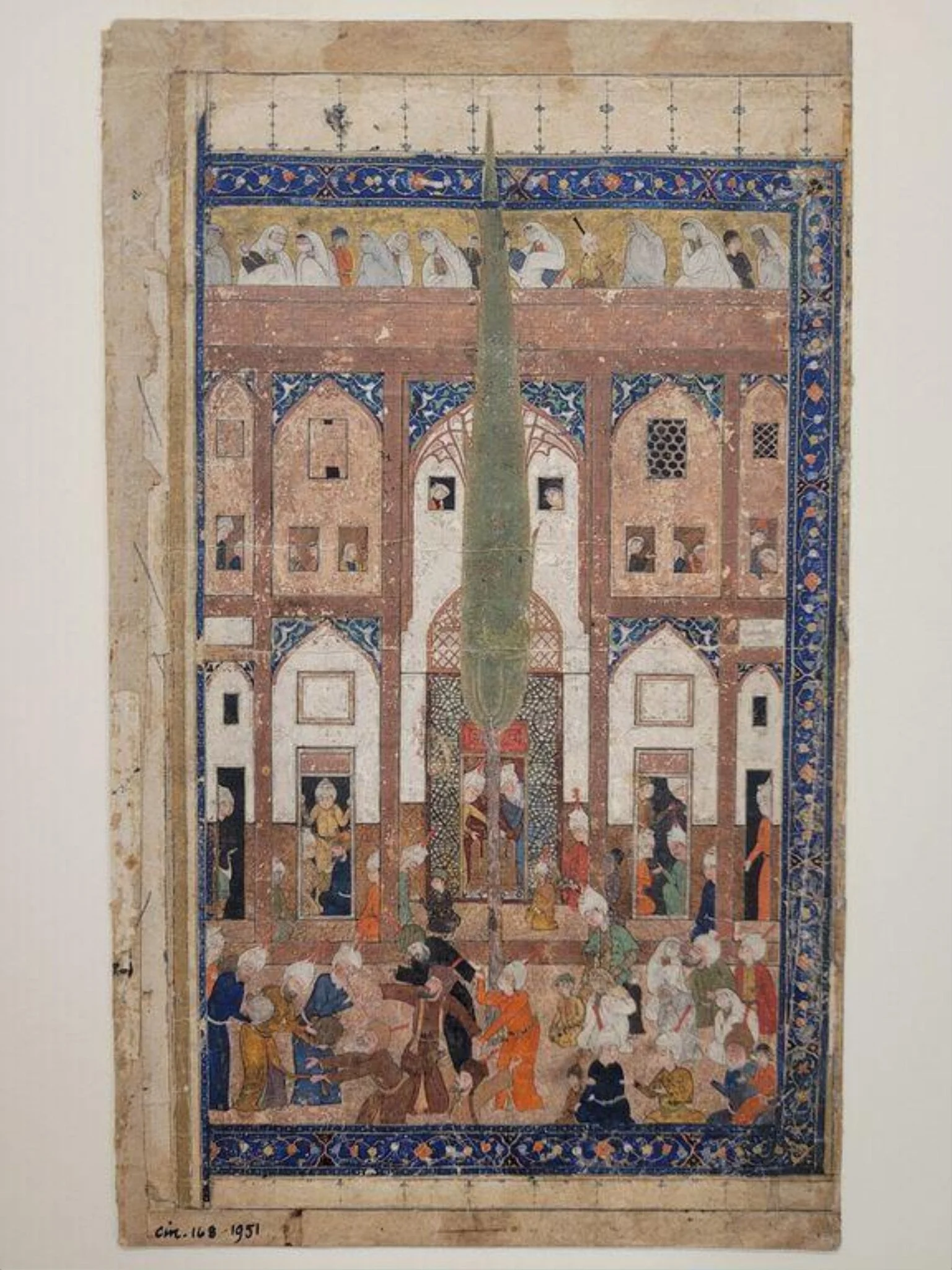 'Sa'di's tomb at Shiraz', detail