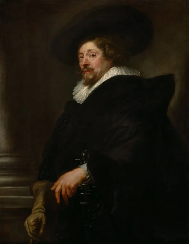 Self-portrait, by Peter Paul Rubens, oil, 1638