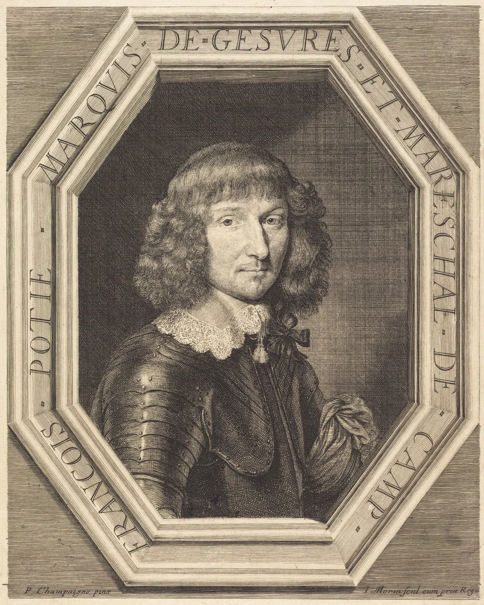 Francois Potier, marquis de Gevres, detail