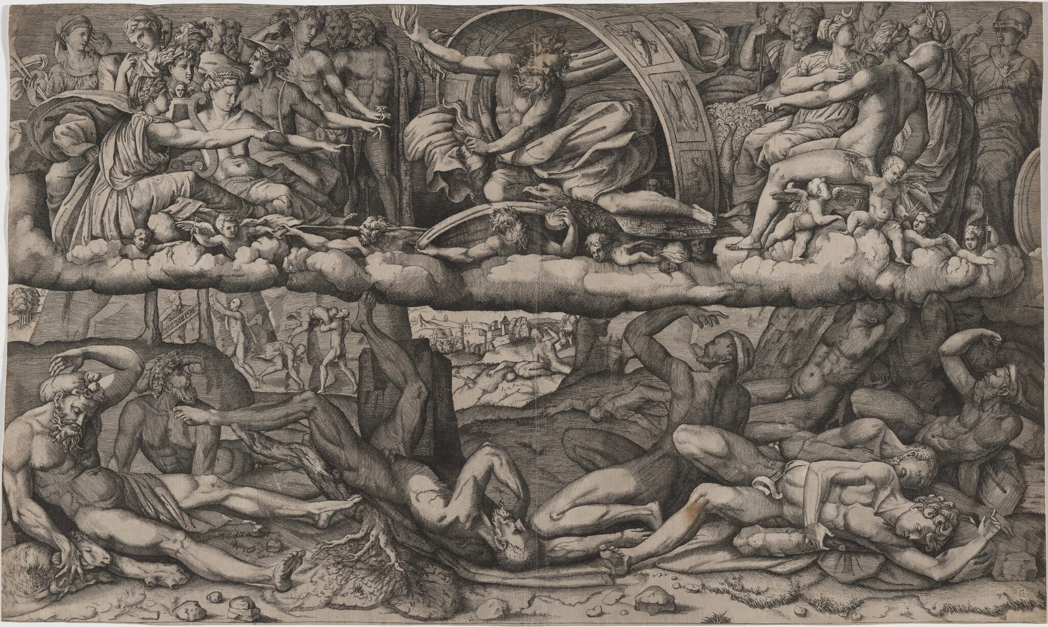 Jupiter Defeating the Giants, detail