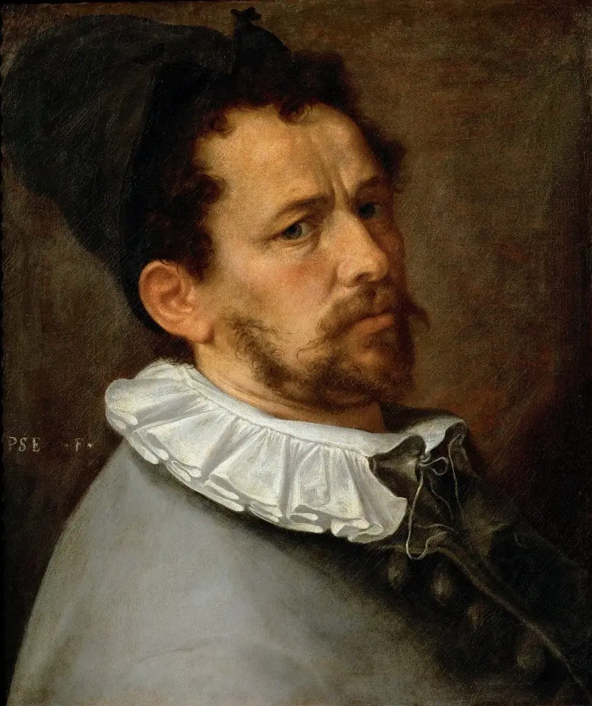Self-portrait, by Bartholomeus Spranger, oil, 1590