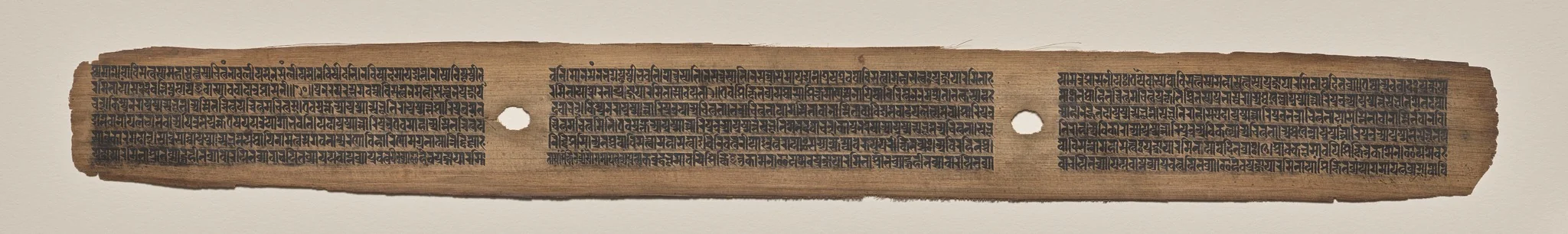 Text, folio 3 (verso), from a Manuscript of the Perfection of Wisdom in Eight Thousand Lines (Ashtasahasrika Prajnaparamita-sutra), detail