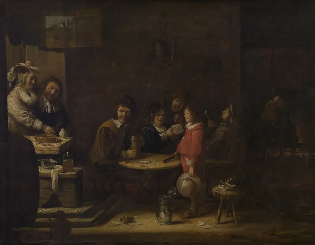 Five Senses, by Joos van Craesbeeck, oil, 1640