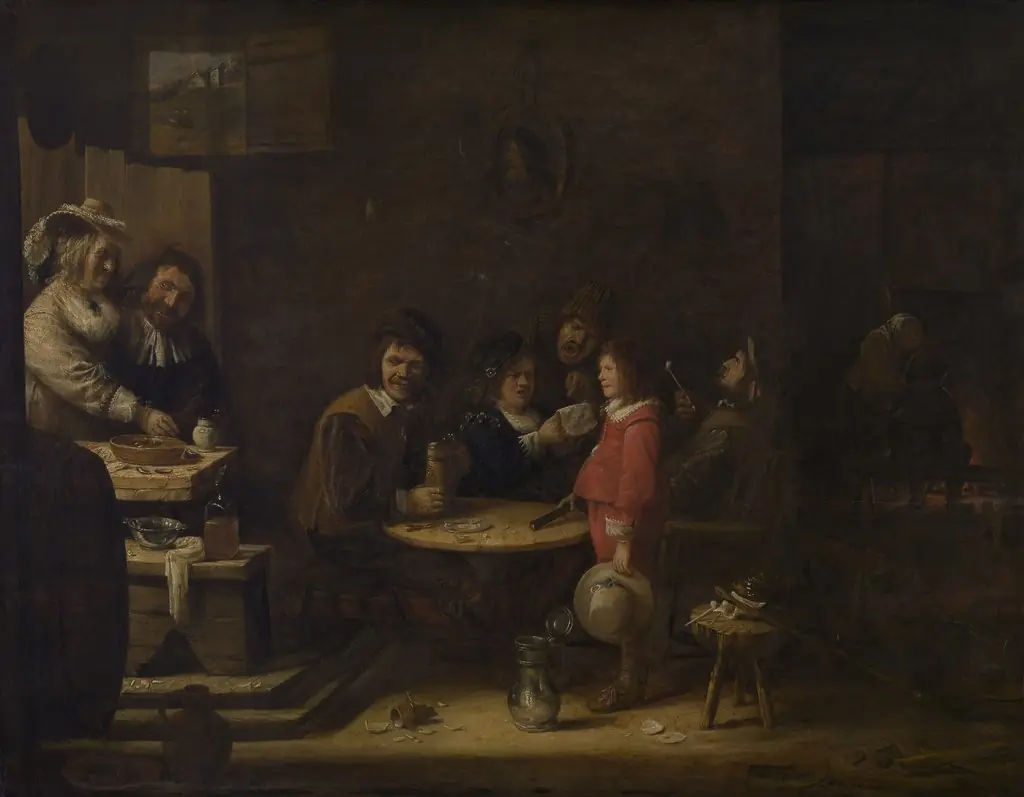 Five Senses, by Joos van Craesbeeck, oil, 1640
